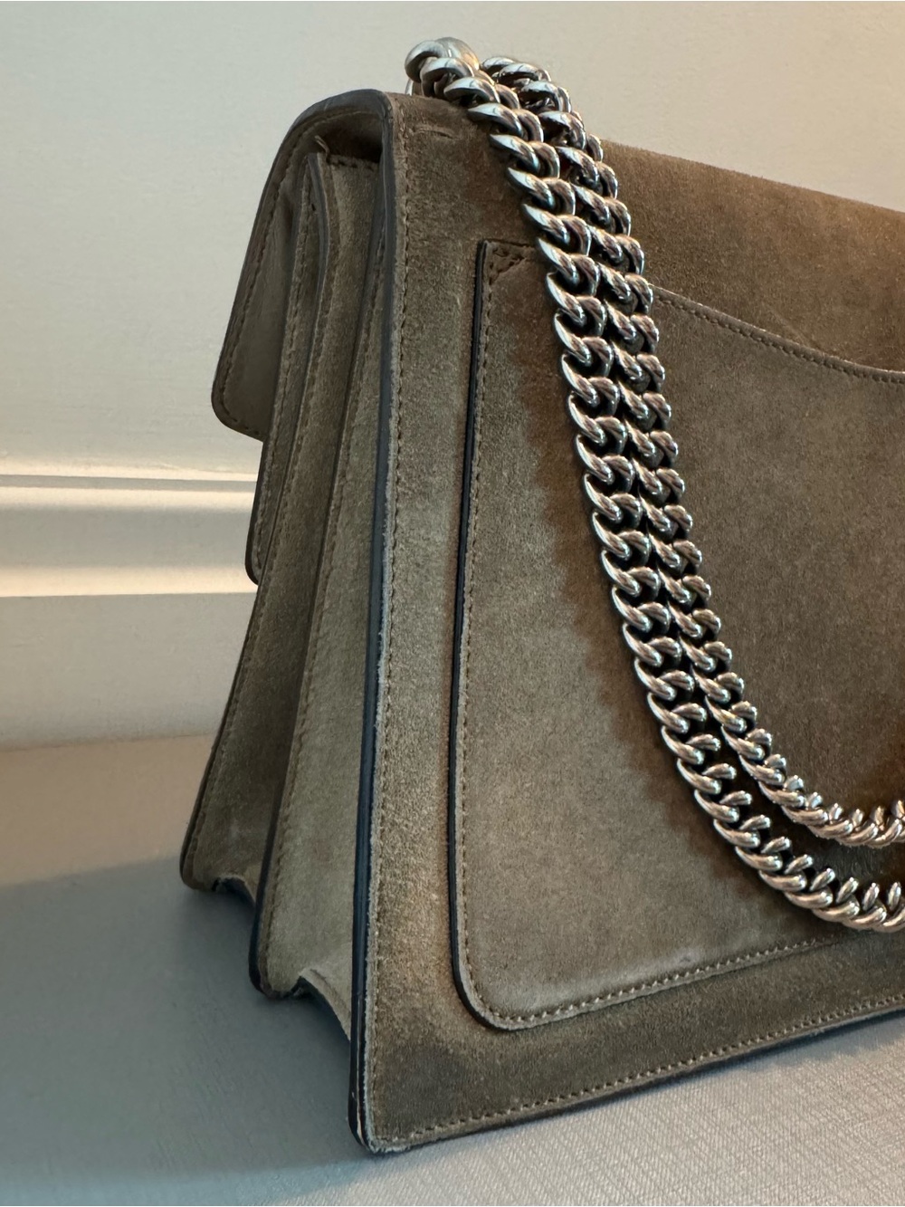 Gucci — Dionysus Suede Leather Bag (Large) - Picture 7 of 13